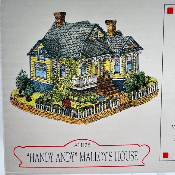 Liberty Falls HANDY ANDY MALLOYS Village HOUSE AH128 Americana Collection NEW - Picture 4 of 9